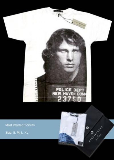 Most Wanted T-shirt - Jim Morrison