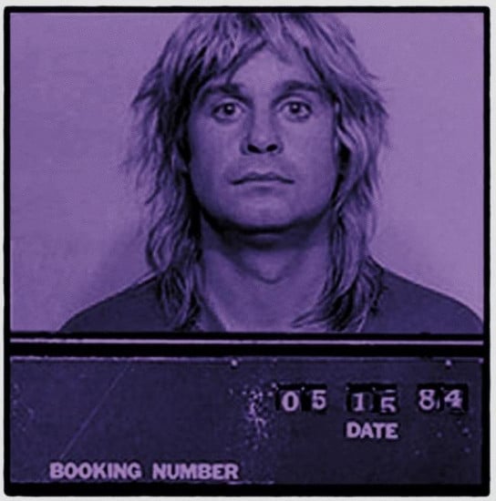 Ozzy Osbourne - Mounted Ozzy Osbourne - Mounted