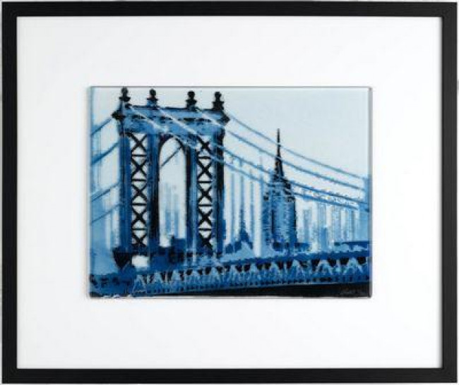 Manhattan Bridge - Blue