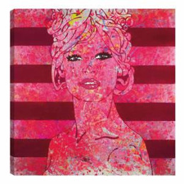 Kiss Me - Blush - Box Canvas