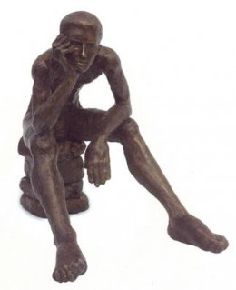 Wondering - Sculpture - Bronze