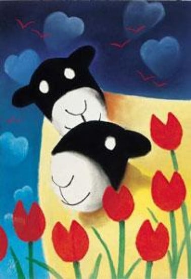 Sheep In Love - Mounted Sheep In Love - Mounted