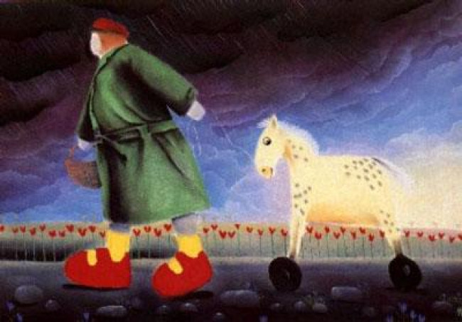 Walking The Horse - Print only Walking The Horse - Print only