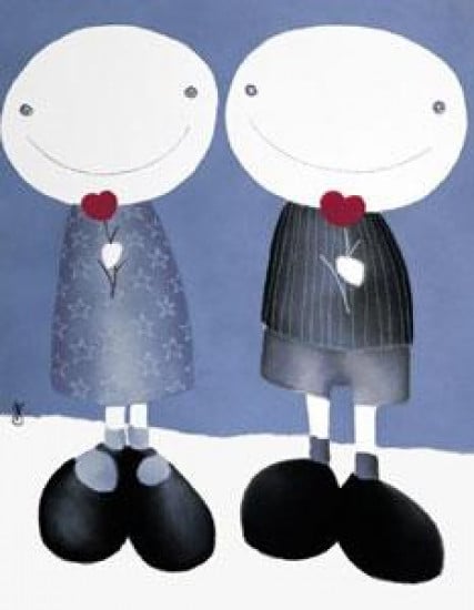 Together In Winters To Come - Mounted Together In Winters To Come - Mounted