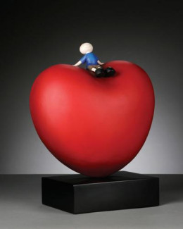 Sitting On Love - Sculpture