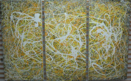 Conflict With Response (Triptych) - Box Canvas