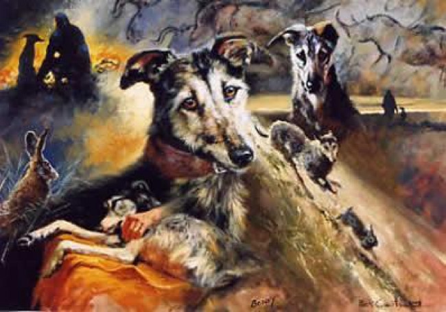 Bonny - Micks Lurcher - Print Bonny - Micks Lurcher - Print