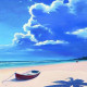 Sunkissed Shores I - Mounted