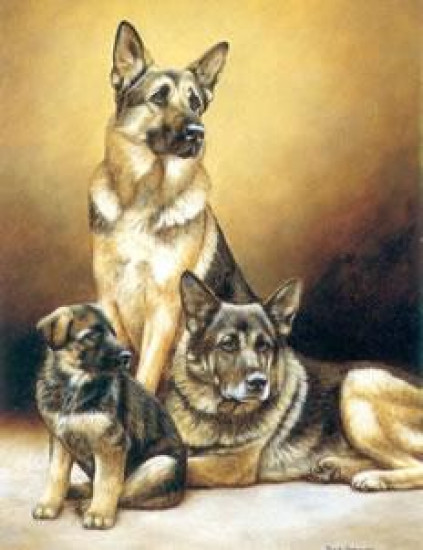 Generations - German Shepherd Dog - Print Generations - German Shepherd Dog - Print