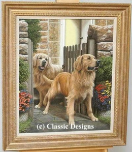 Reception Committee - Original - Gold Framed