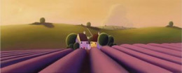 Lavender Fields - Mounted