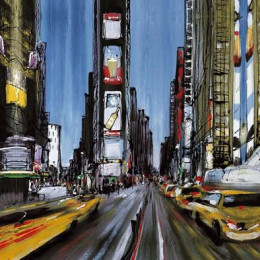 Times Square a.m. - Box Canvas