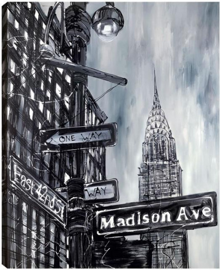 East 42nd Street - Box Canvas