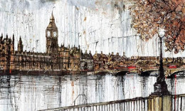 On The Thames - Box Canvas