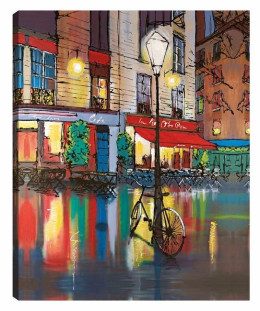 Paris Cafe - Box Canvas