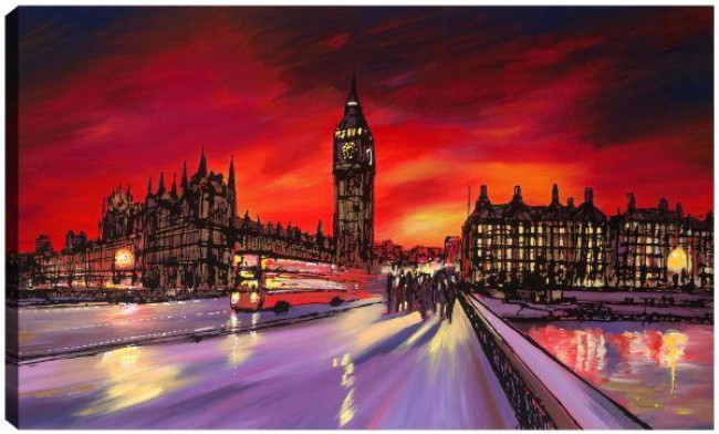 From Westminster Bridge - Box Canvas