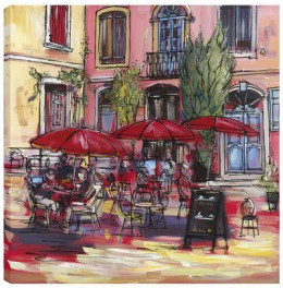 Cafe Au Lait - Box Canvas