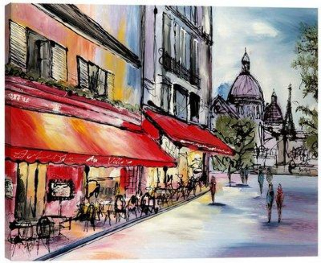 Parisian Summer - Box Canvas