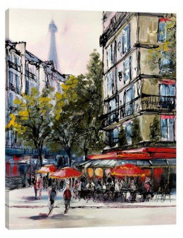 Paris Boulevard - Box Canvas
