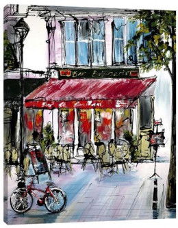 Cafe De Paris - Box Canvas