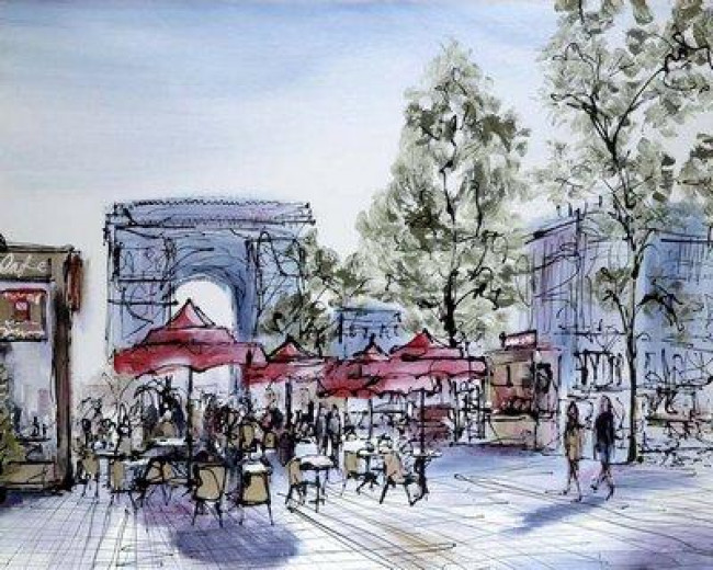 Arc de Triomphe - Mounted Arc de Triomphe - Mounted