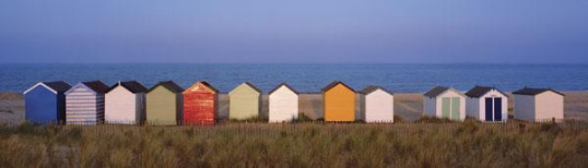 Beach Huts - Mounted Beach Huts - Mounted
