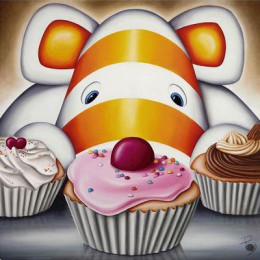 I Eat Cake - Box Canvas