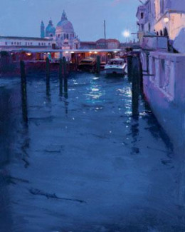 Moonlight In Venice III - Mounted