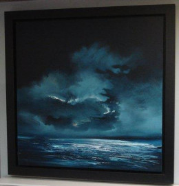 Midnight Swell - Original - Black Framed