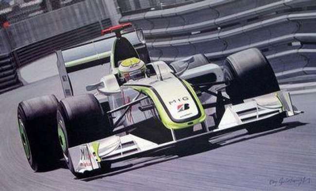 On Top Of The World - Jenson Button - Print On Top Of The World - Jenson Button - Print