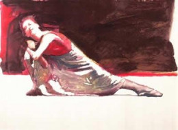 Dancer Red And White - Print