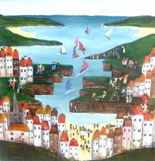 Harbour II - Original - Framed Harbour II - Original - Framed