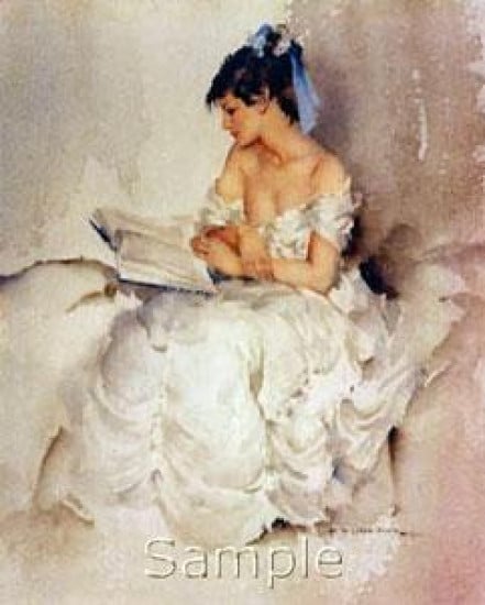Cecilia Reading - Mounted Cecilia Reading - Mounted