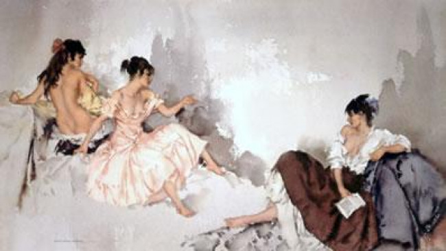 Three Girls - Mounted Three Girls - Mounted