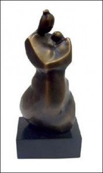 Mother & Child - Sculpture - Bronze