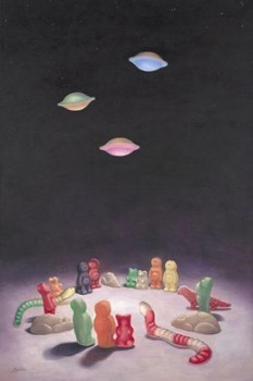 UFO - Unidentified Fizzing Object - Deluxe Canvas - Box Canvas