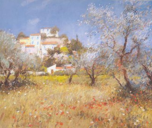 Towards Seillons Village - Provence - Print Towards Seillons Village - Provence - Print