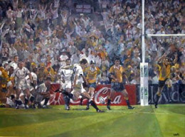 Deliverance - Rugby - Signed by Jonny Wilksinson - Mounted