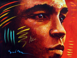 Distant Thunder (Signed By Muhammad Ali) - Original - Black Framed