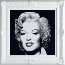 Marilyn - The Diamond Dust Collection - White Framed