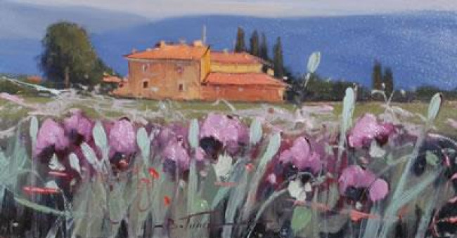 Ritiro Toscana I - Original - Framed