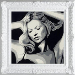 Moss - The Diamond Dust Collection - White Framed