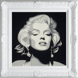 Monroe - The Diamond Dust Collection - White Framed
