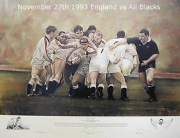 Sweet Chariot - England vs All Blacks 1993 - Print