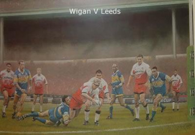 Wembley Warriors - Wigan vs Leeds - Print Wembley Warriors - Wigan vs Leeds - Print