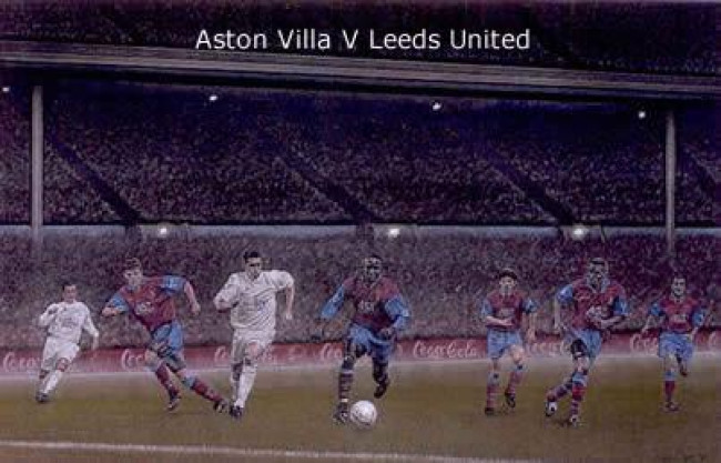 Wembley Magic - Aston Villa vs Leeds United - Print
