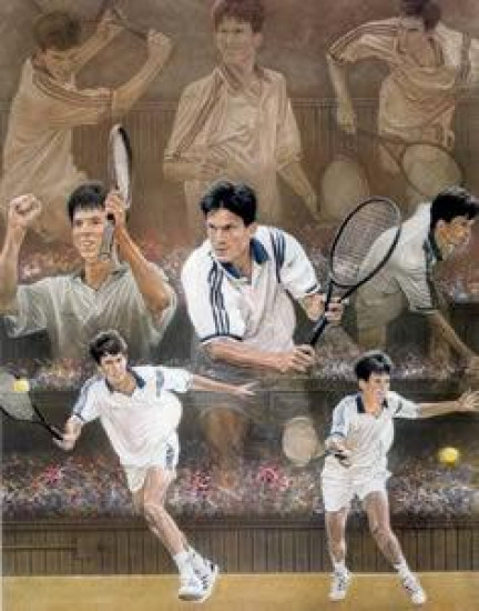 Tim Henman - Tennis - Print Tim Henman - Tennis - Print