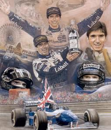 Damon Hill World Champion - Print