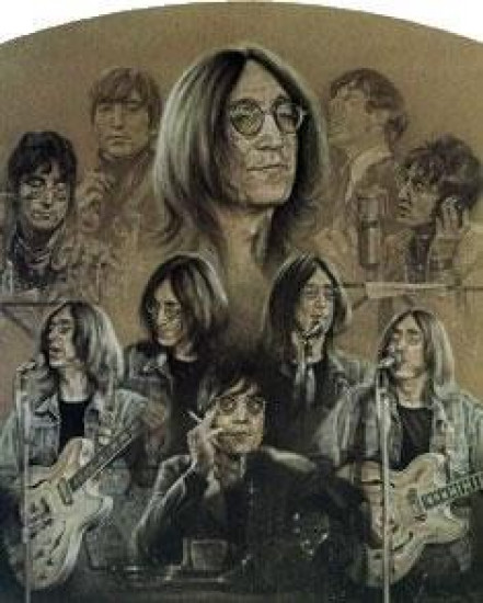 John Lennon - Imagine - Mounted John Lennon - Imagine - Mounted