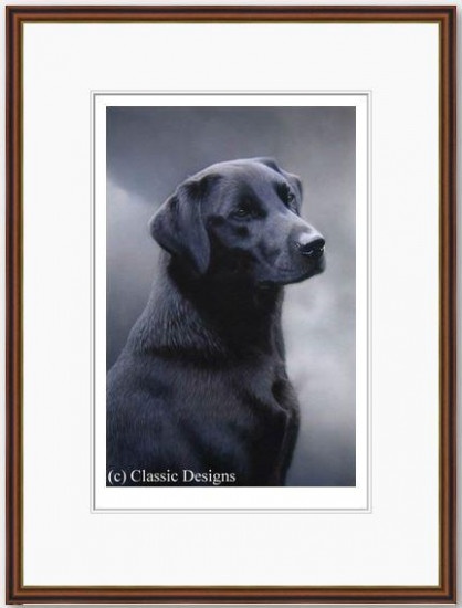 Loyalty - Dark Wood Framed